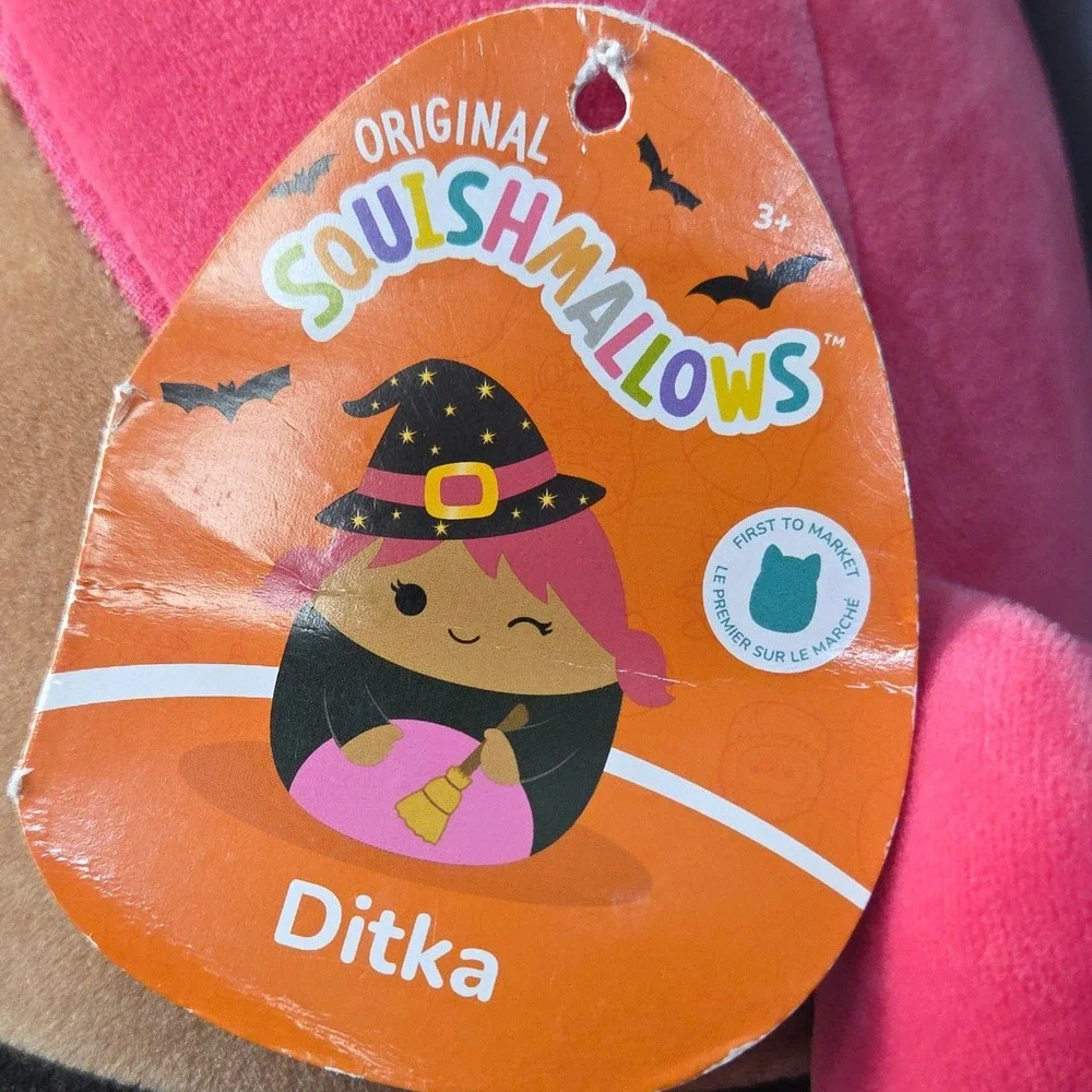Squishmallows Ditka Witch‎ Plush Halloween Black Stuffed Animal Kids Toy 15